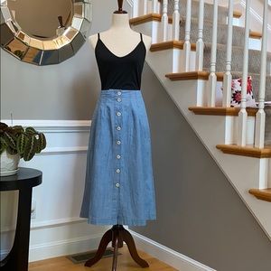 Madewell Weatherly Wash Skirt